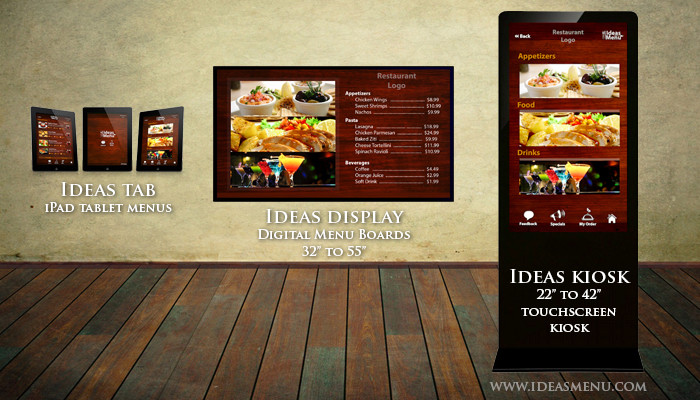 Digital Restaurant Menus are making an impact with different size choices