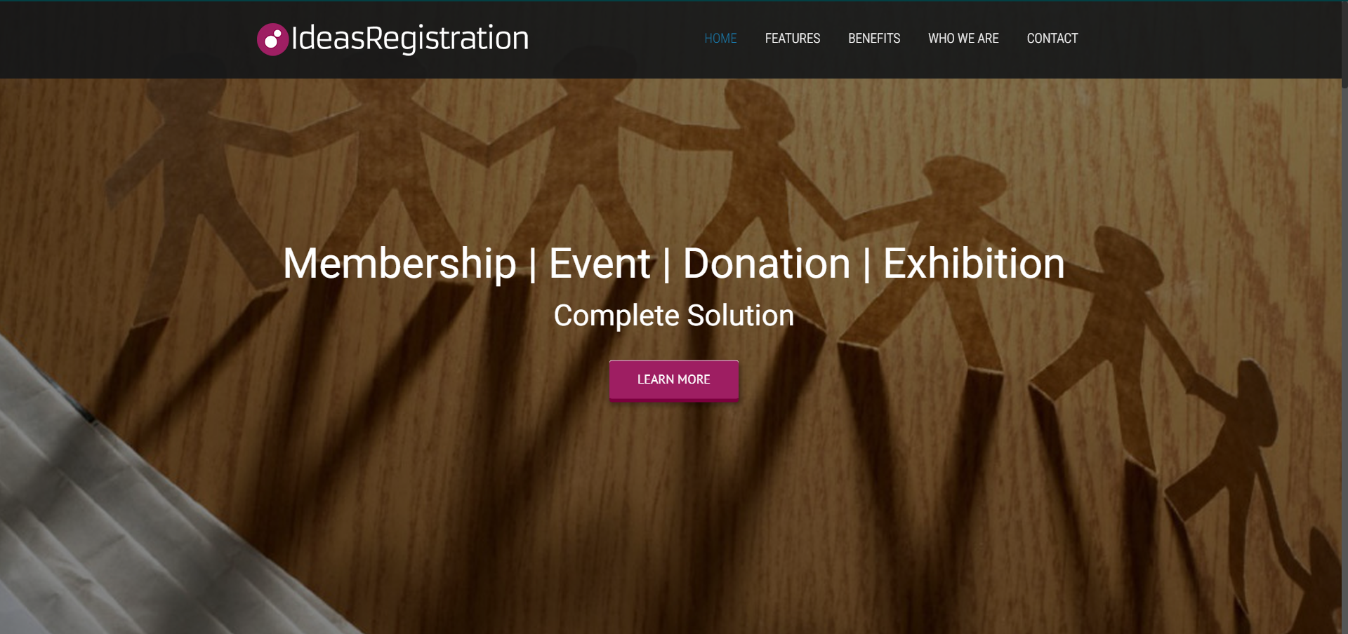 Ideas Registration Website